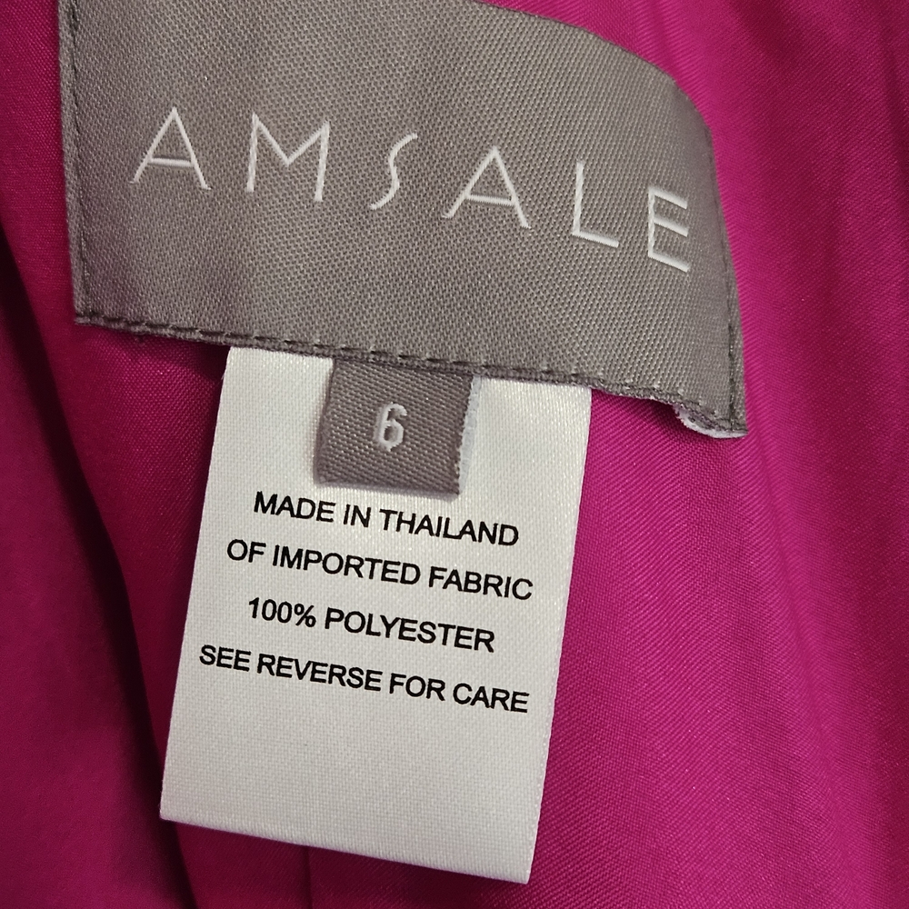 Amsale Strapless Satin Jumpsuit - Picture 9 of 16